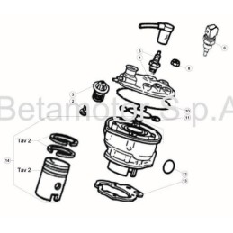Nº 11 - JUNTA INTERIOR CULATA AM6 2ª SERIE - 3401761000
