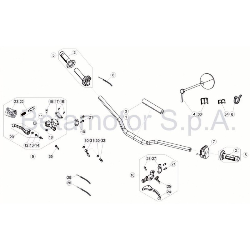 Nº 7 - MANDO LUCES RR 2T 50 - 024400520000