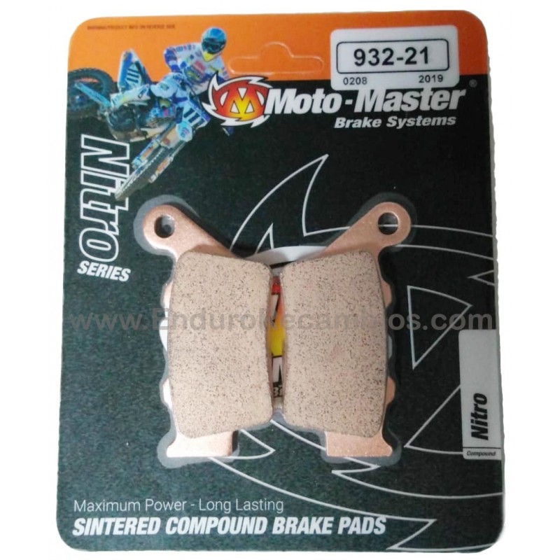 Pastillas traseras Moto-Master Nitro 093221