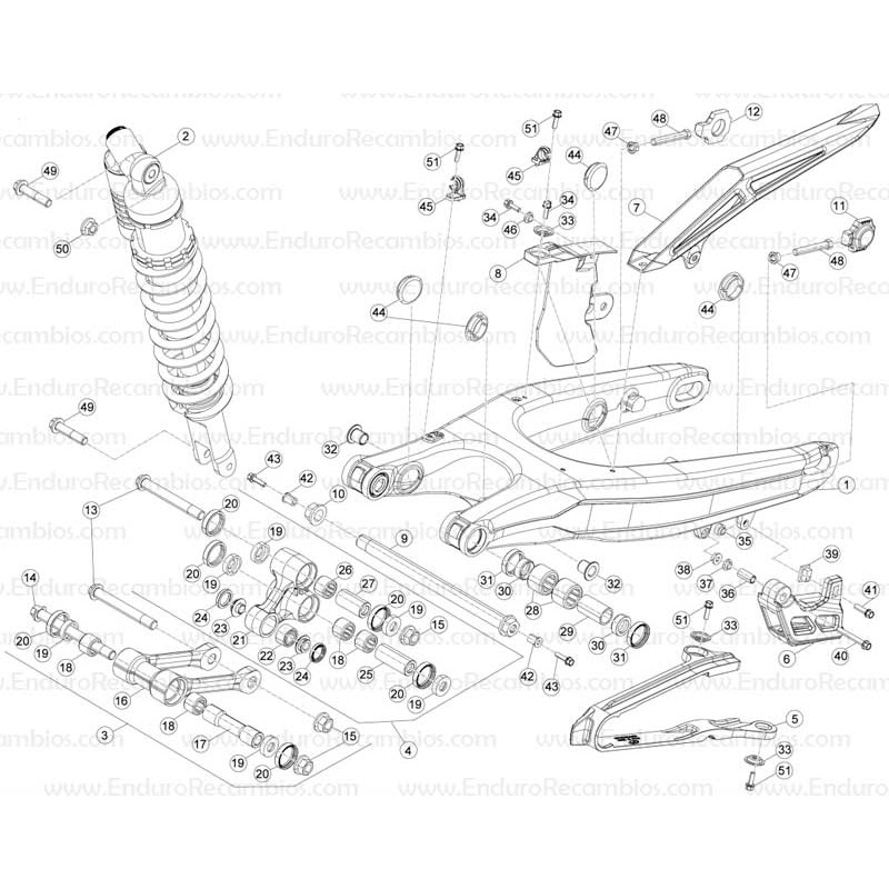 Nº 50 - Tuerca embridada M10X1,25 - 1321050000