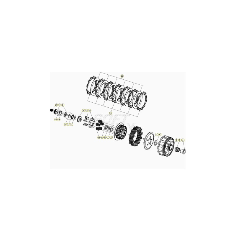 Nº 13  - MUELLE EMBRAGUE - 035.03.017.00.00