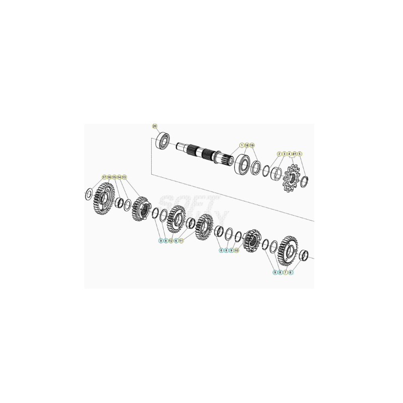 Nº 14  - ARANDELA SPEC- 72 20-30-1 - 27.73635.000