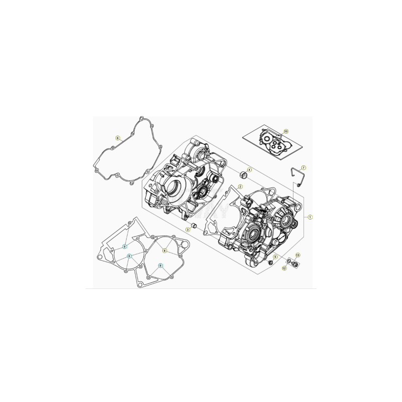Nº 1  - CARTER MOTOR - 035.01.032.80.00