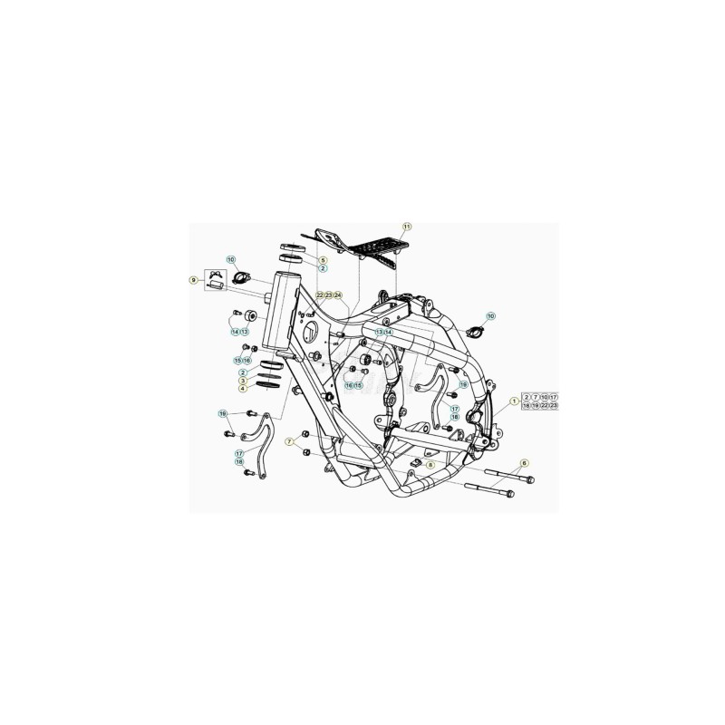 Nº 17  - SOPORTE MOTOR - 041.32.002.50.00
