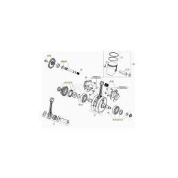 Nº 1  - CIGUEÑAL MOTOR RR 2T 300 - 026.02.056.80.00 - 026020568200