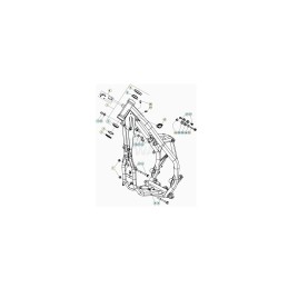 Nº 12  - GUIA CABLES CHASIS SCOOTER - 2524440000