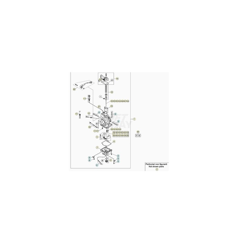 Nº 2  - CARBURADOR COMPLETO XTRAINER 2T 300 EU - 036.12.015.80.00
