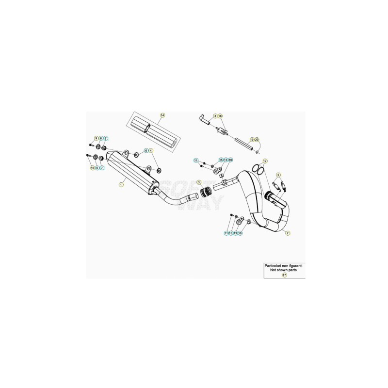 Nº 2  - COLECTOR ESCAPE MAM 2T CMPL-GARA - XTRAINER - 036.37.000.45.00