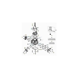 Nº 22  - PISTON MOTOR D.73-A XTRAINER 2T 300 - 036.02.008.80.0A - 02602072800A