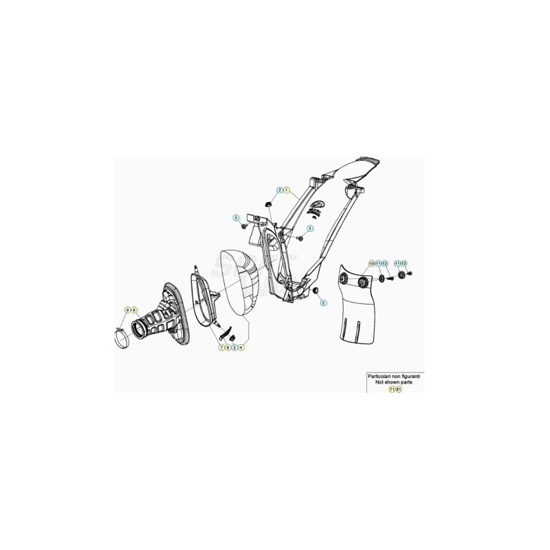 Nº 9  - BRIDA CARBURADOR RR-4T - 15.14606.000