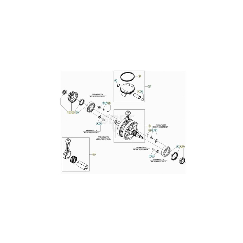 Nº 5  - SERIE SEGMENTOS D-88 KIT - 027.02.011.82.00
