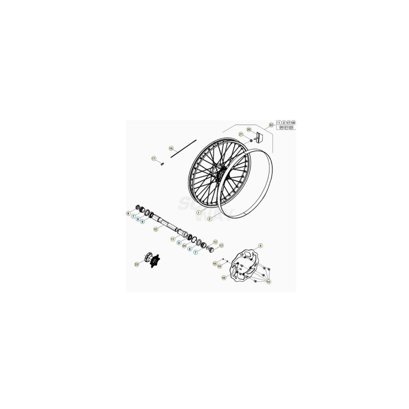 Nº 12  - TAPON INTERNO RUEDA ANT-RR4TMY11 - 020.41.110.00.00