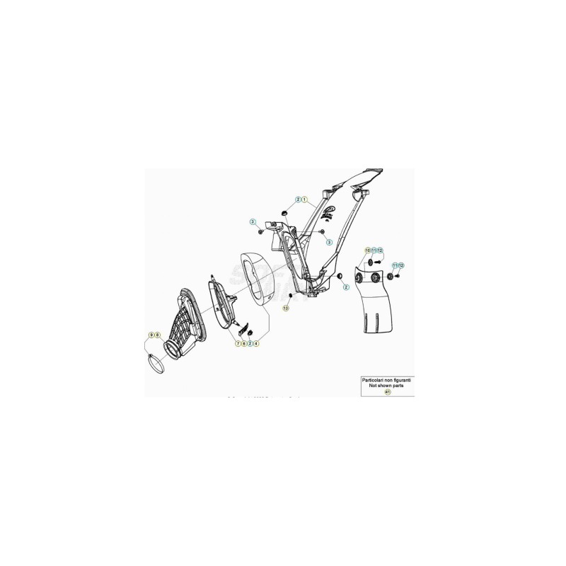 Nº 6 - SOPORTE CAJE FILTRO - 037.38.006.00.59