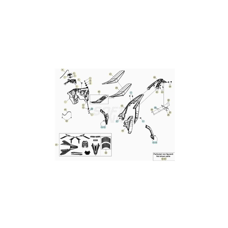 Nº 32 - ADHESIVOS LLANTA RACING 23 - 037.43.126.00.00