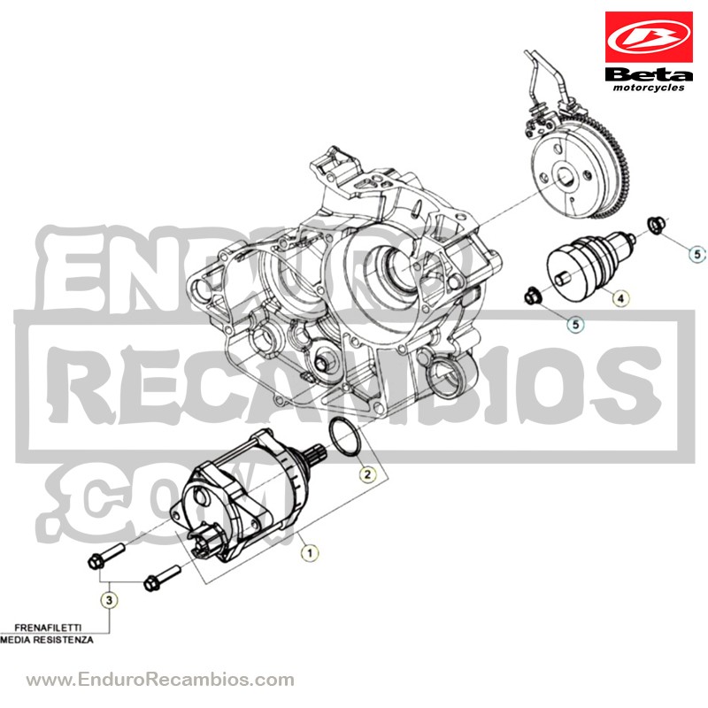 Nº 1 - MOTOR ARRANQUE - 035070038000