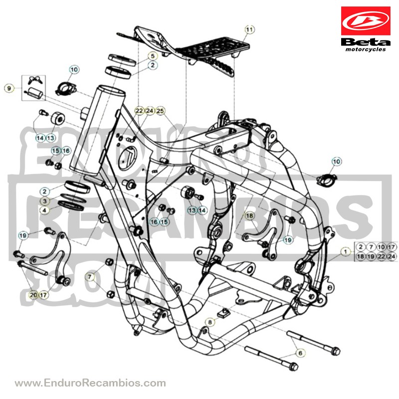 Nº 1 - CHASIS RX 2T - 040.31.034.80.50