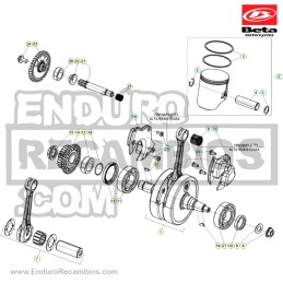 Nº 1 - CIGÜEÑAL COMPLETO - 250-300cc - 026.02.000.80.00