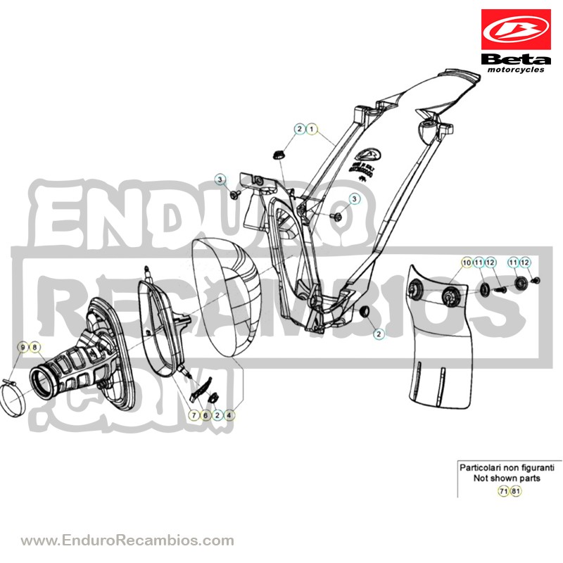 Nº 9 - BRIDA CARBURADOR RR-4T - 1514606000