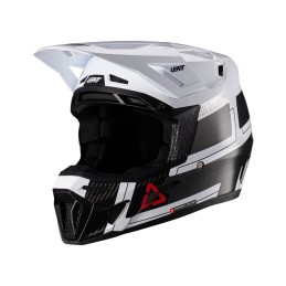 Casco Kit Leatt Moto 9.5 V26 Carbono Blanco - LB102600010