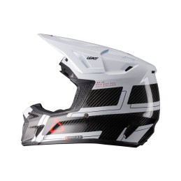 Casco Kit Leatt Moto 9.5 V26 Carbono Blanco - LB102600010