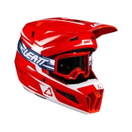 Casco Kit Leatt Moto 3.5 V26 XS 53-54cm / Rojo