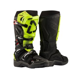 Botas Leatt Moto 5.5 FlexLock Enduro Evo US7/EU40.5 / Negro/Amarillo Neón