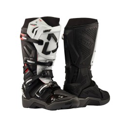 Botas Leatt Moto 5.5 FlexLock Enduro Evo US7/EU40.5 / Negro/Blanco