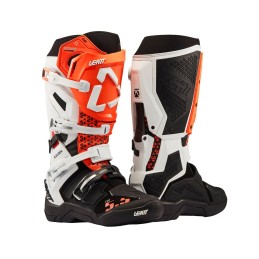Botas Leatt Moto 5.5 FlexLock Evo - LB30273001 US7/EU40.5 / Blanco / Naranja