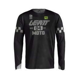 Camiseta Leatt Moto 4.5 Enduro X-flow S / Speed Negro