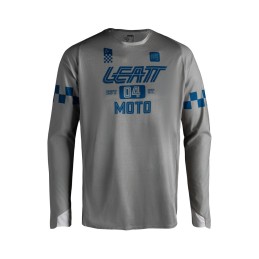 Camiseta Leatt Moto 4.5 Enduro X-flow S / Speed Steel Gris