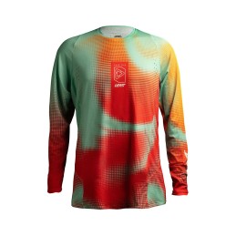 Camiseta Leatt Moto 4.5 Lite Mujer S/EU36/UK8/US4 / Teal Verde