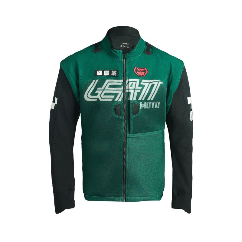 Chaqueta Leatt Moto 4.5 Enduro X-Flow Speed Jade Verde - LB502700040