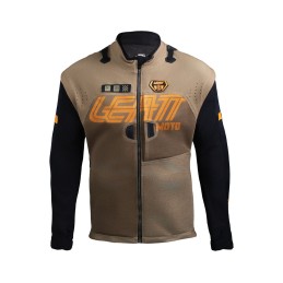 Chaqueta Leatt Moto 4.5 Enduro X-Flow S / Speed Marrón Khaki