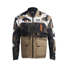 Chaqueta Leatt Moto 5.5 Enduro V27 S / Camo Marrón Khaki