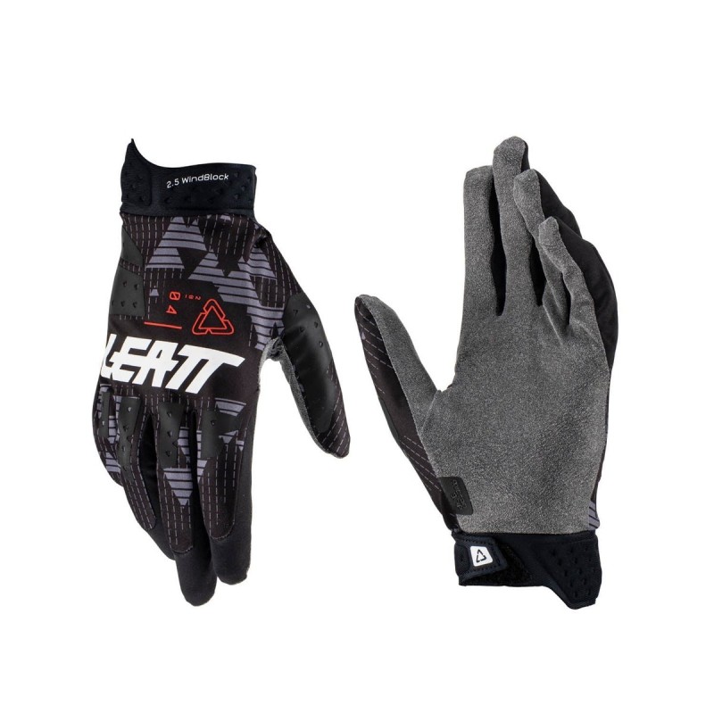 Guantes Leatt Moto 2.5 WindBlock Negro - LB602304085