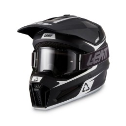 Kit Casco + Gafas Leatt Moto 3.5 XS / Negro