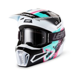 Kit Casco + Gafas Leatt Moto 3.5 XS / Rosa