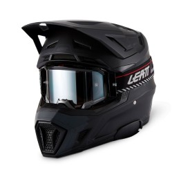 Kit Casco + Gafas Leatt Moto 7.5 Cardo 53-54cm Stealth Negro