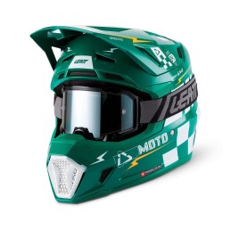 Kit Casco + Gafas Leatt Moto 7.5 XS / Jade Verde