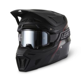 Kit Casco + Gafas Leatt Moto 9.5 Carbon FIM Negro