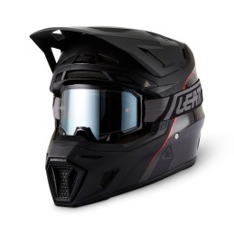 Kit Casco + Gafas Leatt Moto 9.5 Carbon Negro - LB102700014