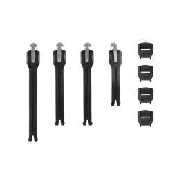 Kit Correas Leatt 5.5 Negro 1pc + Naranja 3 pcs