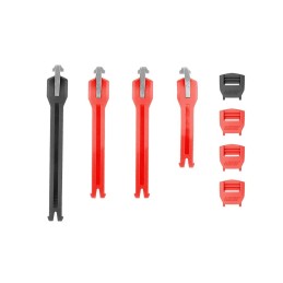 Kit de Correas Leatt 5.5 Rojo 3+Negro 1-pzs