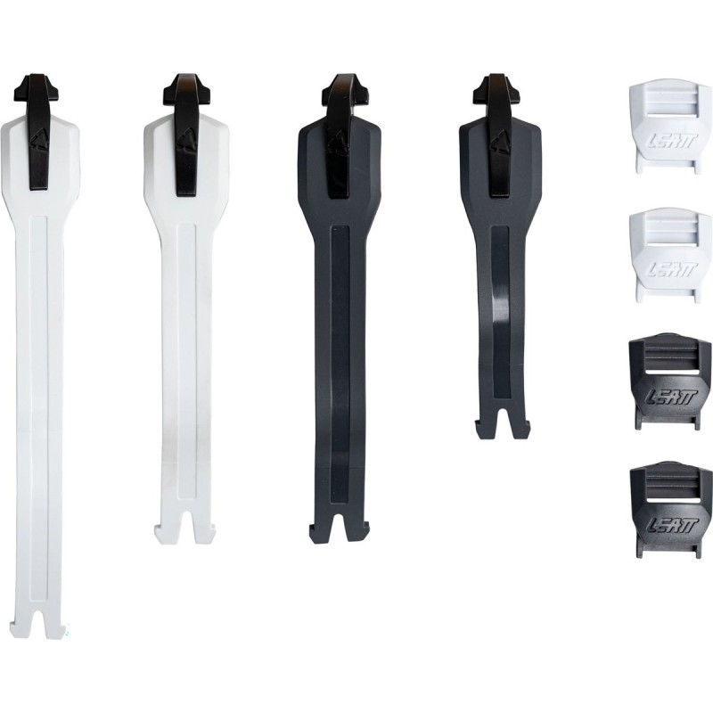 Kit de Correas Leatt Moto 4.5 Blanco 2+Graphene Gris 2-pcs
