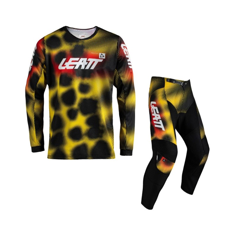 Kit Equipación Leatt 3.5 Mini LeoPard Amarillo
