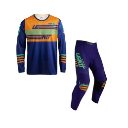 Kit Equipación Leatt Moto 3.5 XS / Stripes Naranja