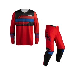 Kit Equipación Leatt Moto 3.5 XS / Stripes Rojo