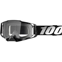 Gafas 100% Armega Negro/Blanco - lente transparente