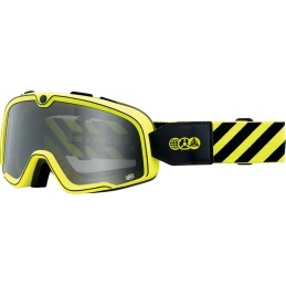 Gafas 100% Barstow Amarillo/Negro - lente ahumado