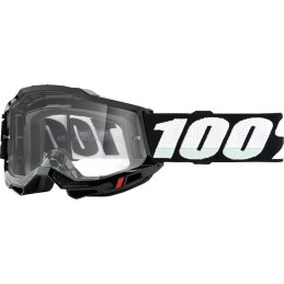 Gafas 100% Accuri 2 Junior Negro/Blanco - lente transparente